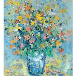 Voščilnica Cvetje v vazi