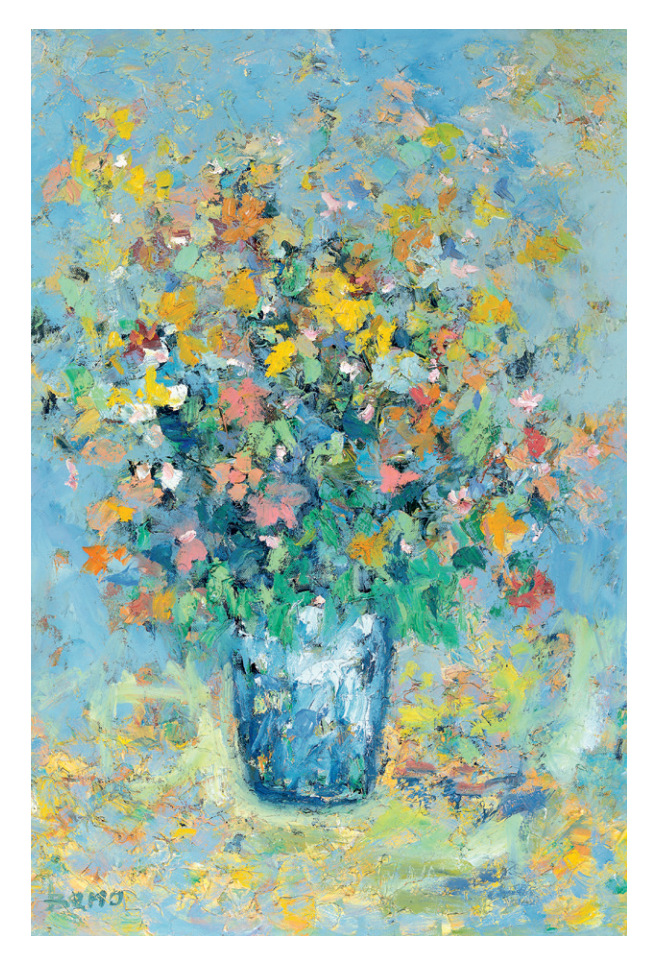 Voščilnica Cvetje v vazi