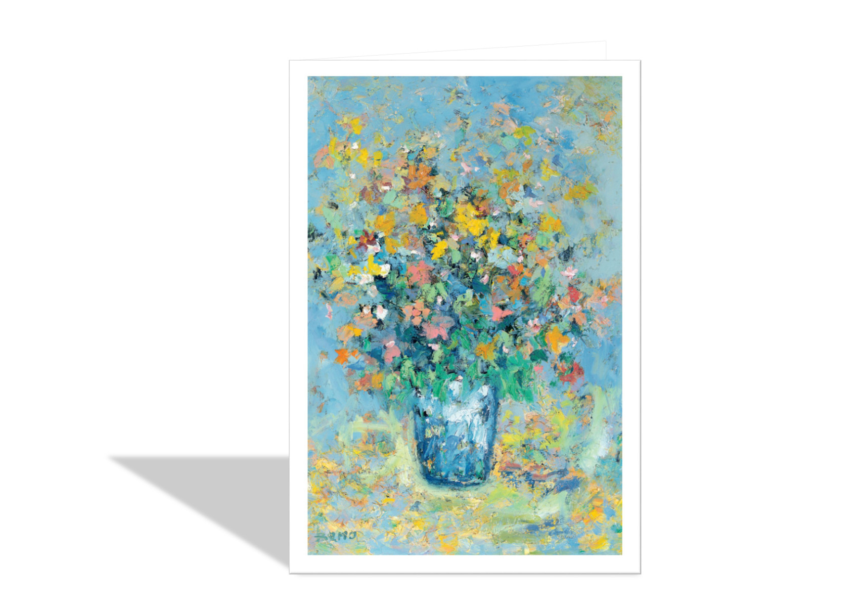 Voščilnica Cvetje v vazi - slika 2