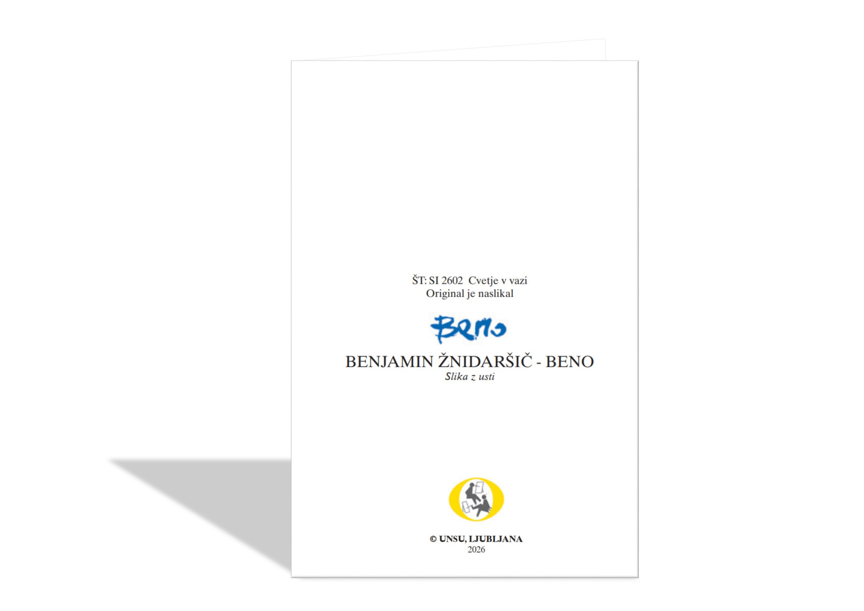 Voščilnica Cvetje v vazi - slika 3