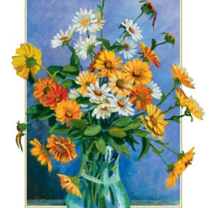 Voščilnica Pisano cvetje