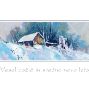 Voščilnica Zima