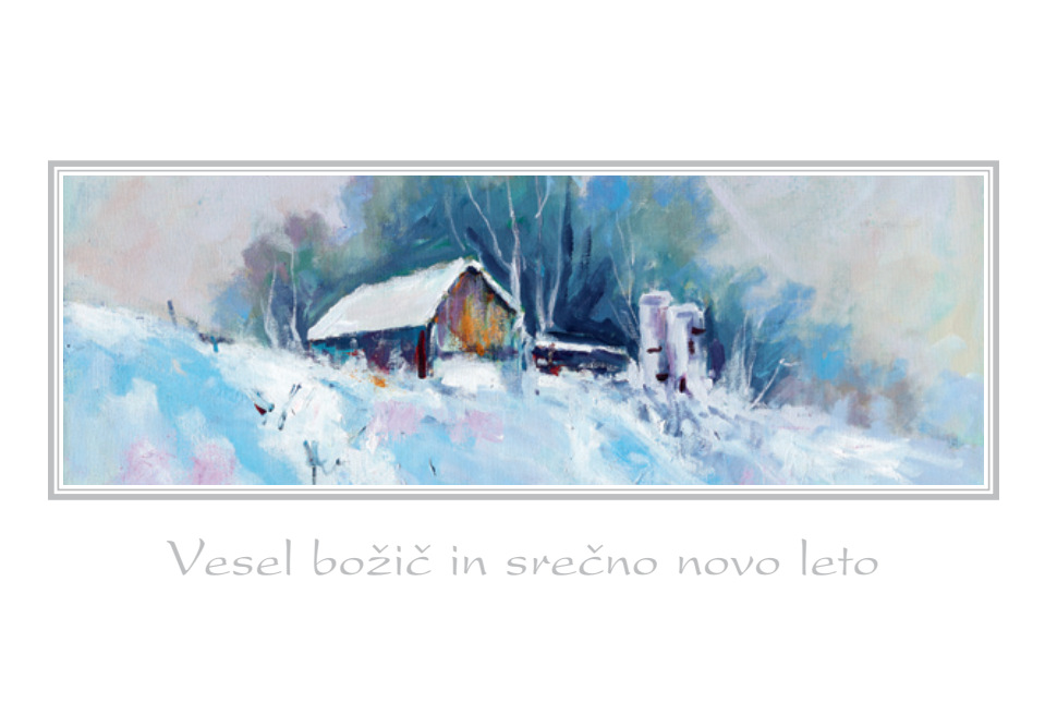 Voščilnica Zima
